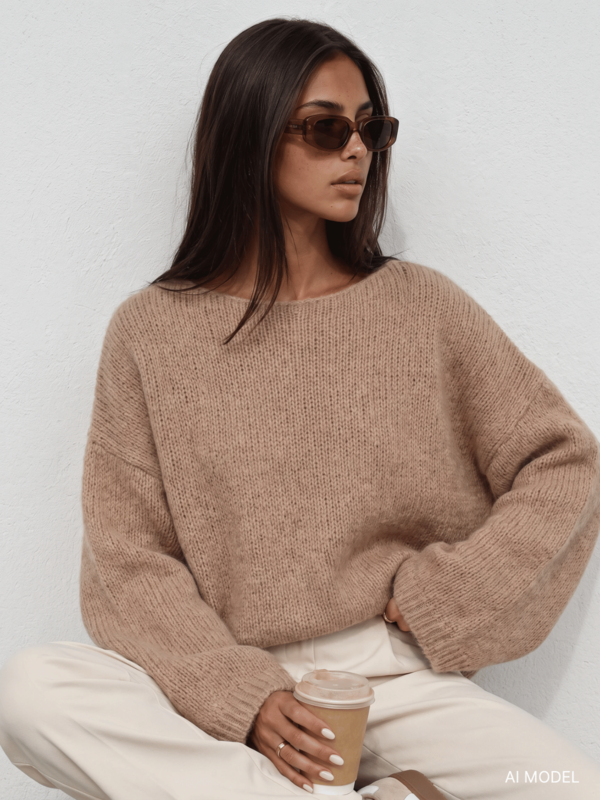 Sweter Paride Premium Beżowy