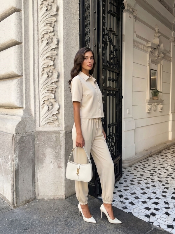 Pants Theron Beige