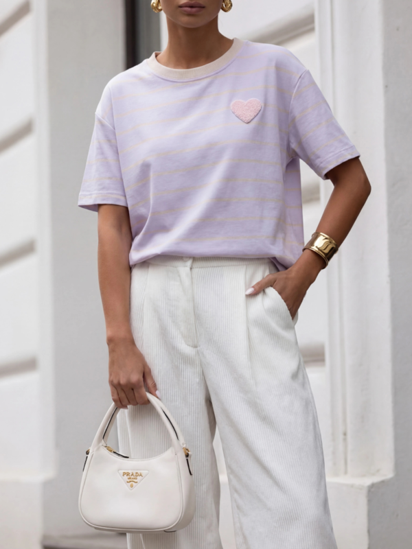 T-shirt Maeve Powder Fioletowy