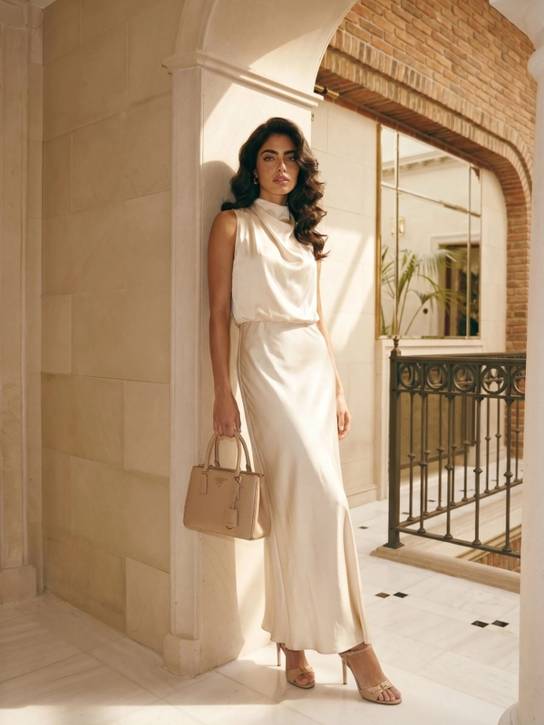 Dress Danielle L. Beige