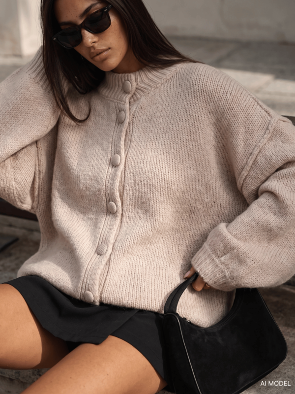 Sweter Florenzo Pudrowy