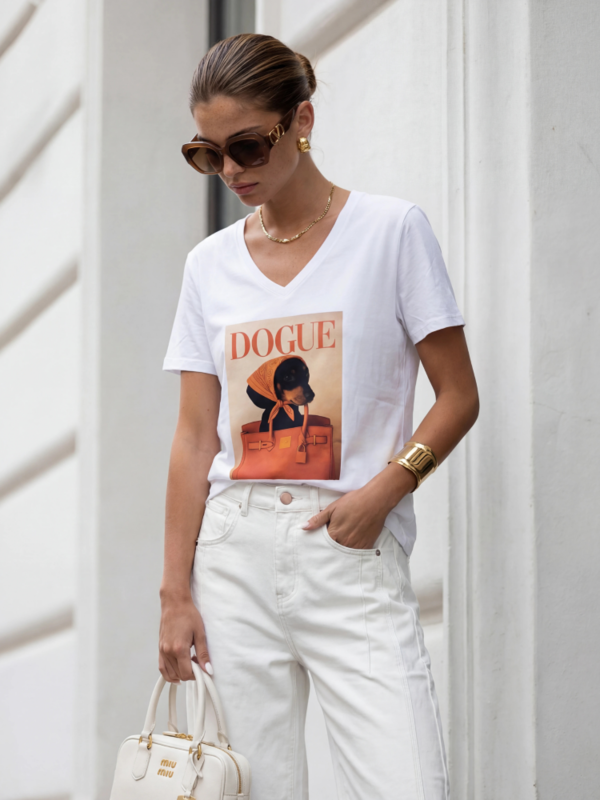 T-shirt Rosamund Dogue Biały