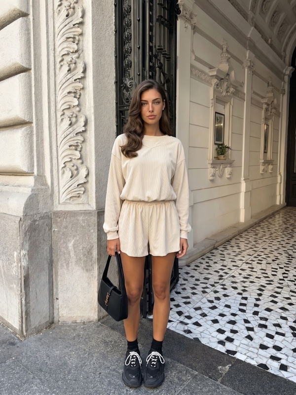 Shorts Lysander L. Beige