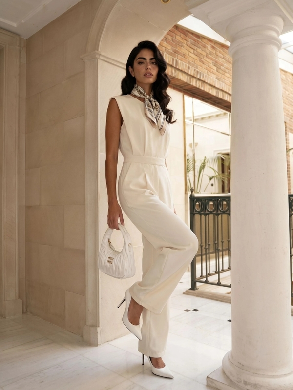 Jumpsuit Cormac Cream