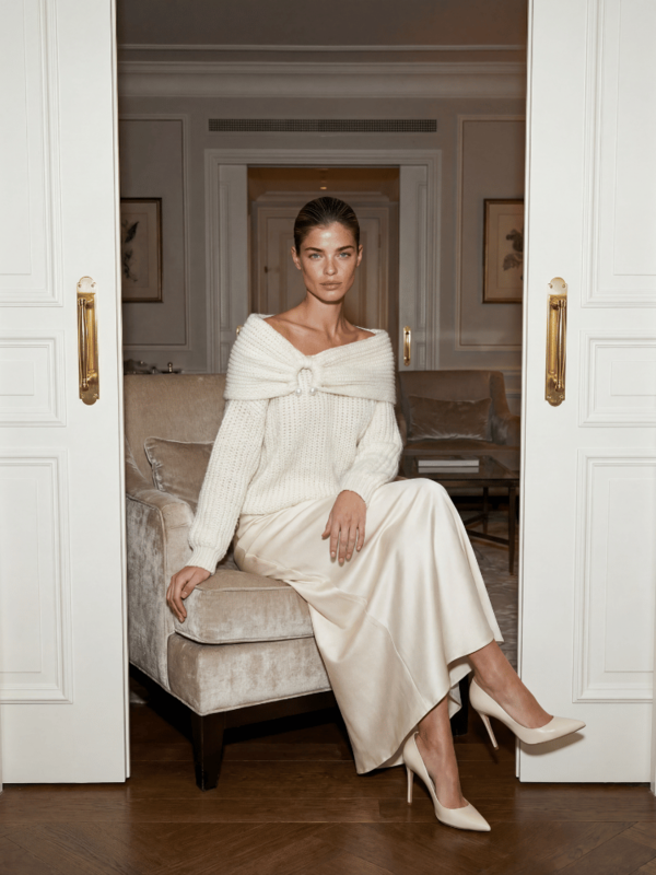 Sweter Ignacio Pearl Ecru