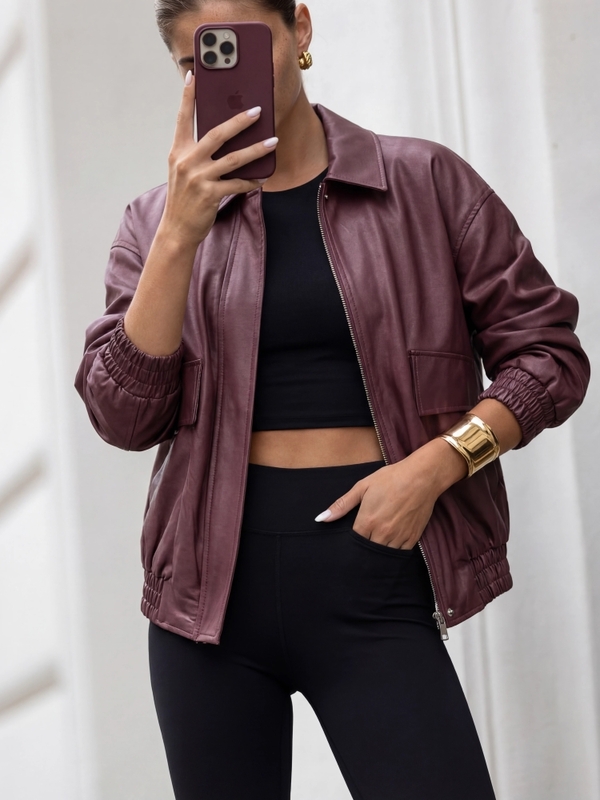 Jacket Eltora Claret