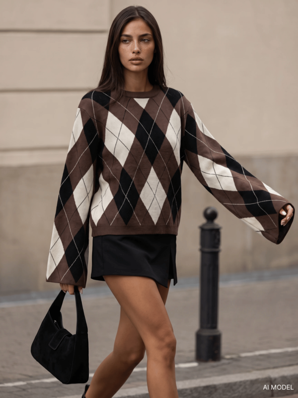 Sweater Gavio L. Beige D. Brown