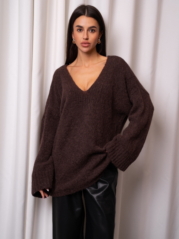 Sweter Maderis Premium C. Brąz