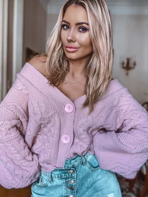 Sweter Manili Pudrowy