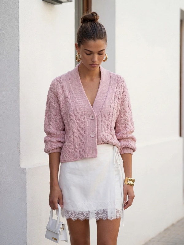 Sweter Manili Pudrowy