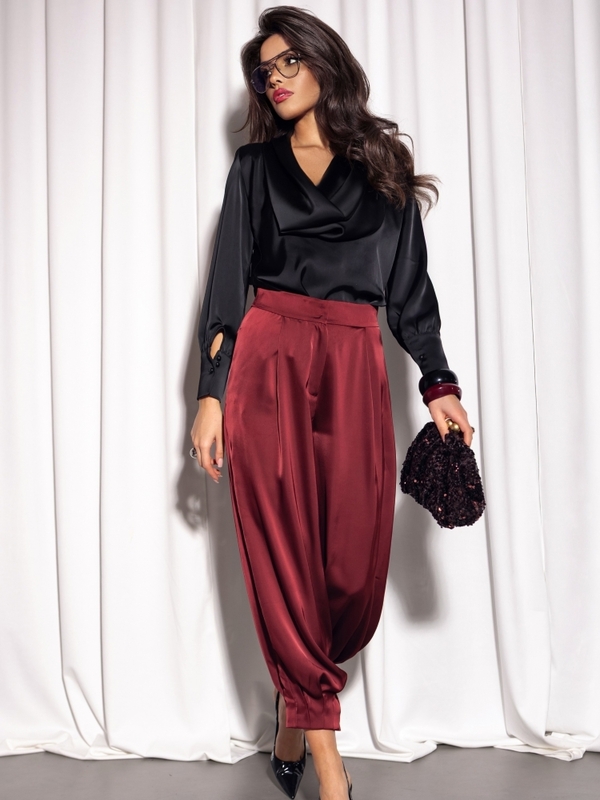 Spodnie Embre Bordowe