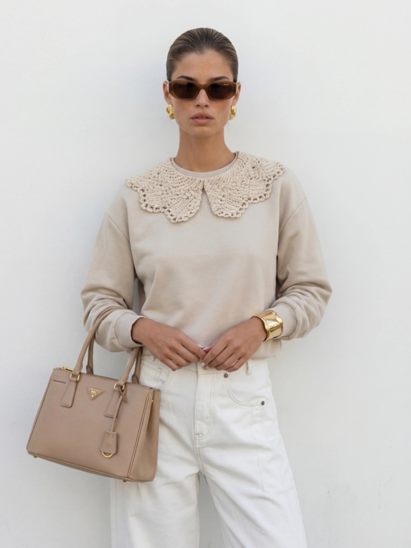Sweatshirt Saria Beige