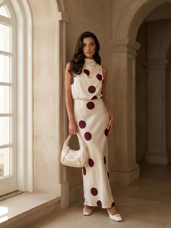Dress Danielle Claret Cream