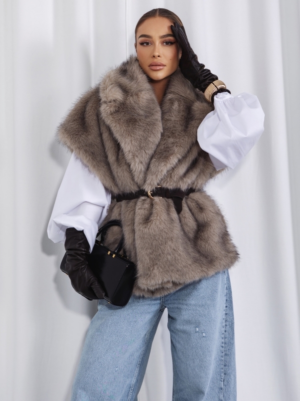 Kamizelka Agatha Beżowa