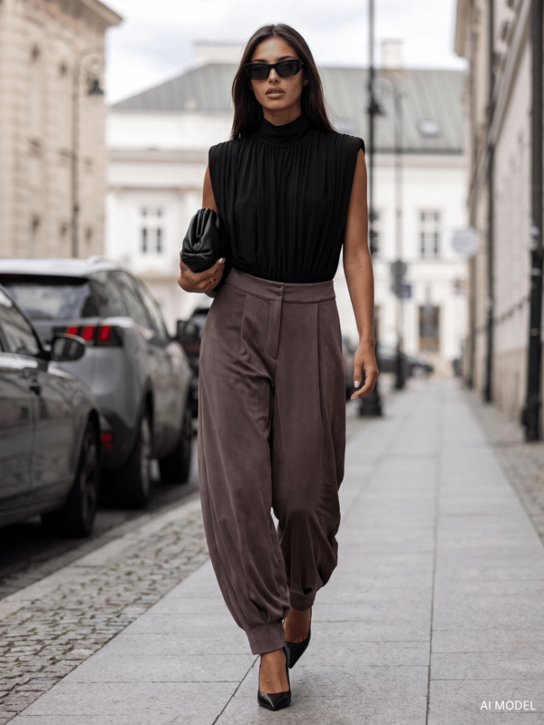 Spodnie Camilo New J. Brąz