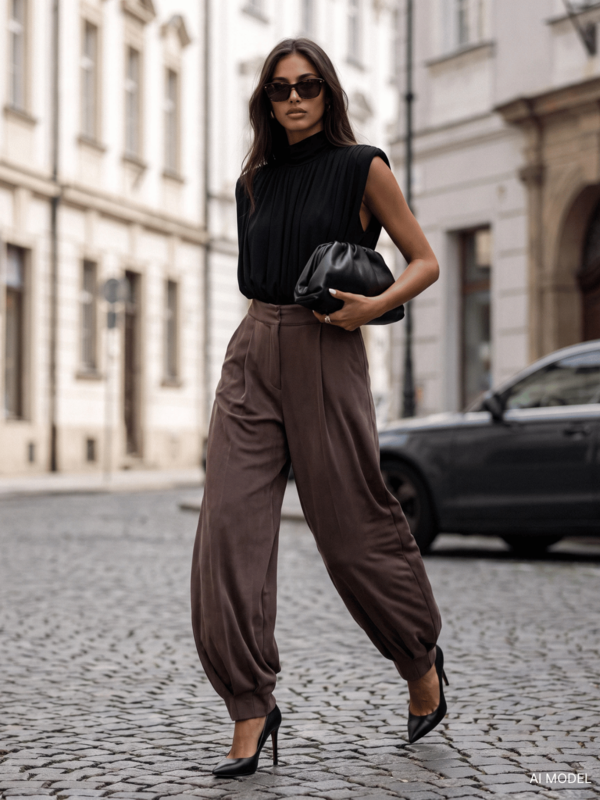 Spodnie Camilo New C. Brąz