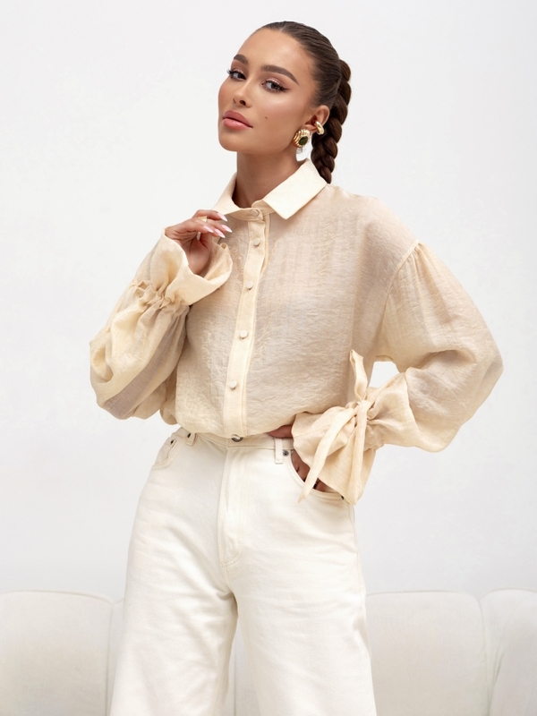 Koszula Trudie Pattern J. Beż