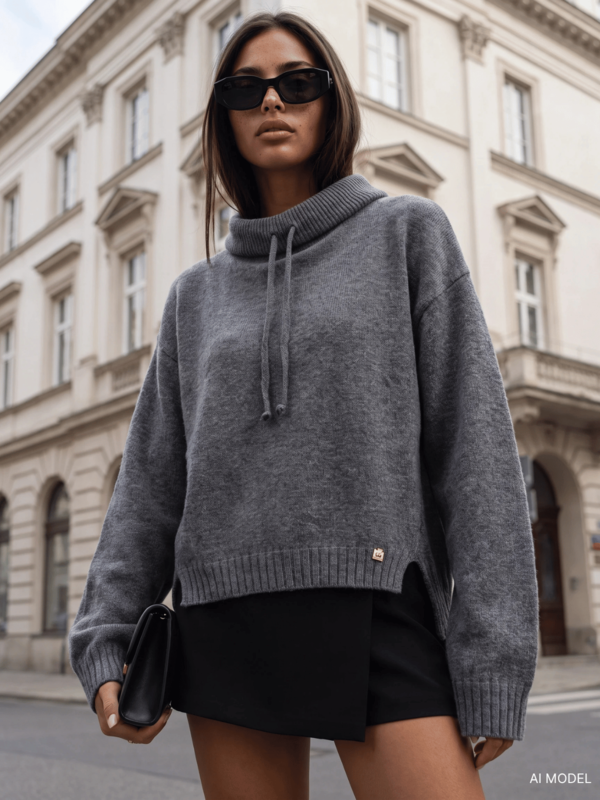 Sweter Hawat C. Szary
