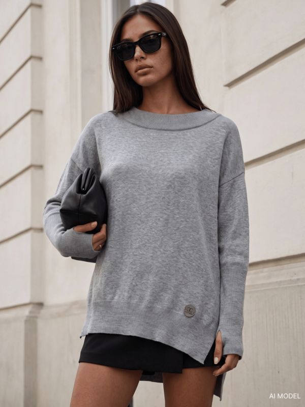 Sweter Misha Szary
