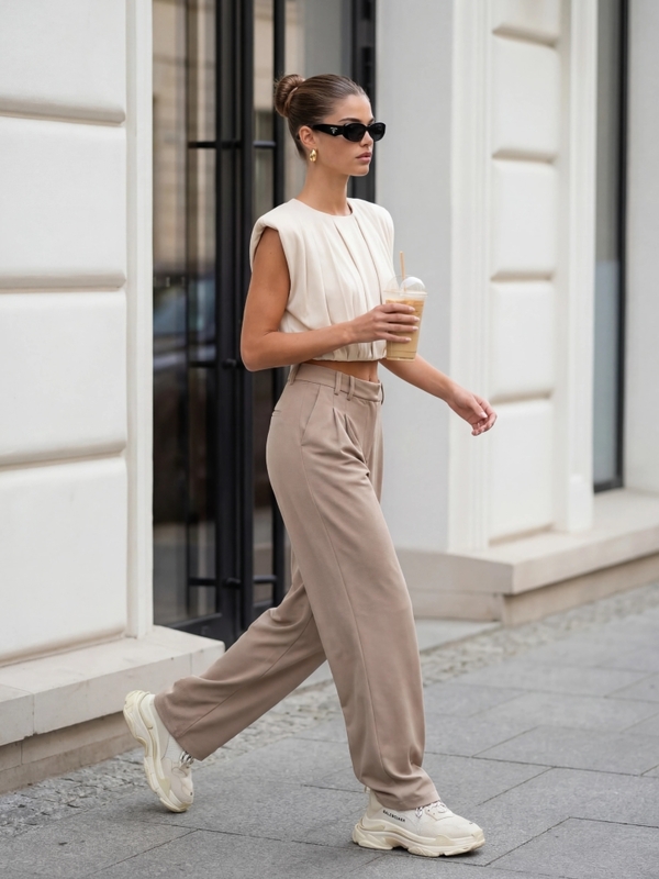 Spodnie Osborn Karmelowe