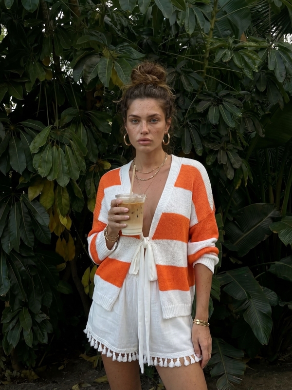 Sweater Dream Stripes New Orange