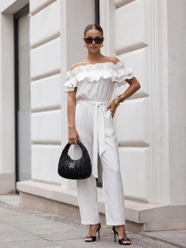 Kombinezon Farley Biały