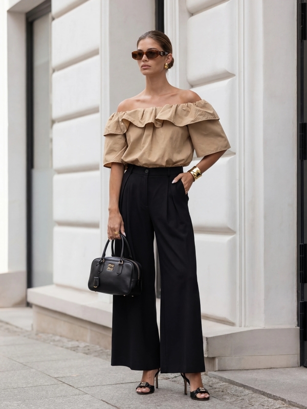 Bluzka Isaura Karmelowa