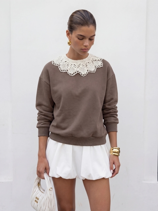 Sweatshirt Saria Latte