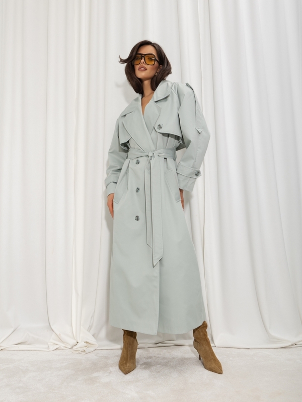 Płaszcz Richard Miętowy