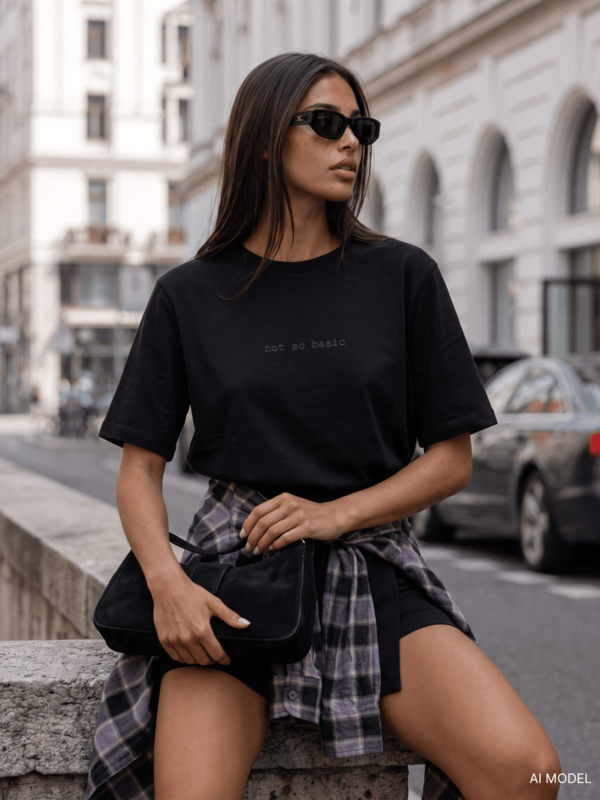 T-shirt Not So Basic Black