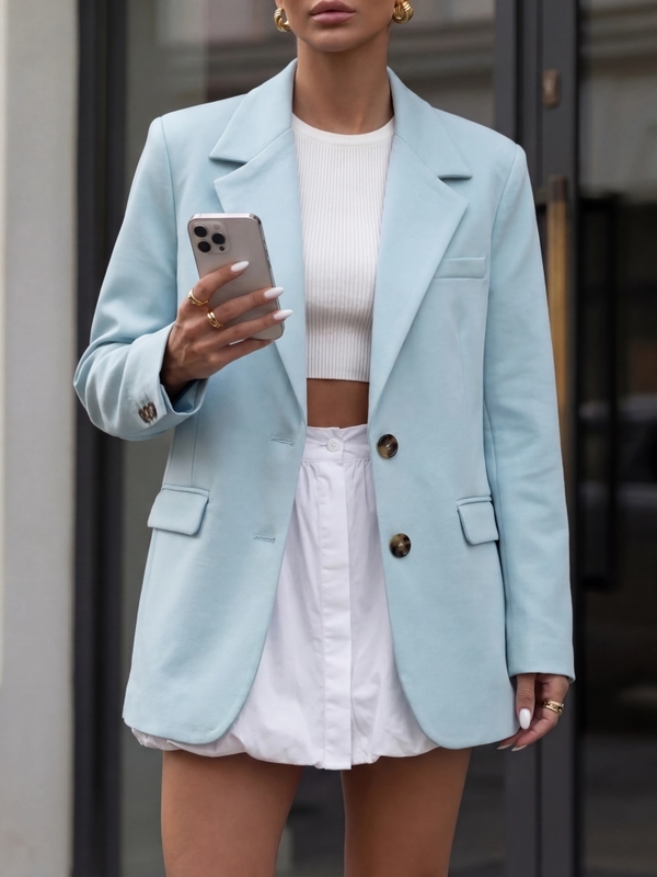 Marynarka Aurelia Błękitna