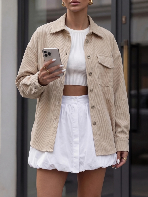 Koszula Manora Beżowa