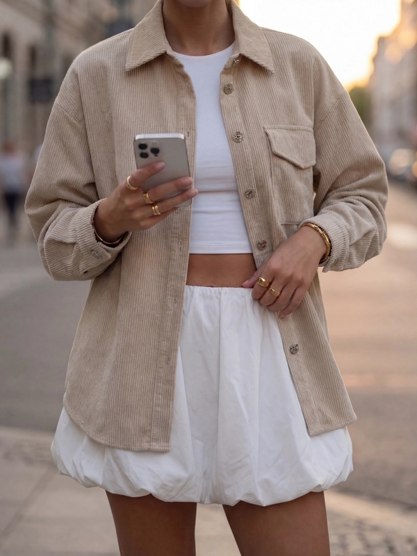 Koszula Florence Beżowa