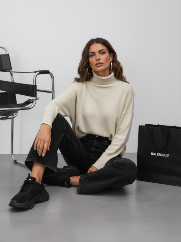 Sweter Violett J. Beż