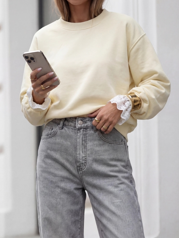 Bluza Minnie Kremowa