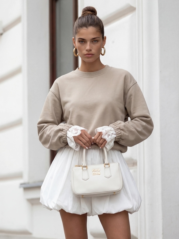 Bluza Minnie Beżowa