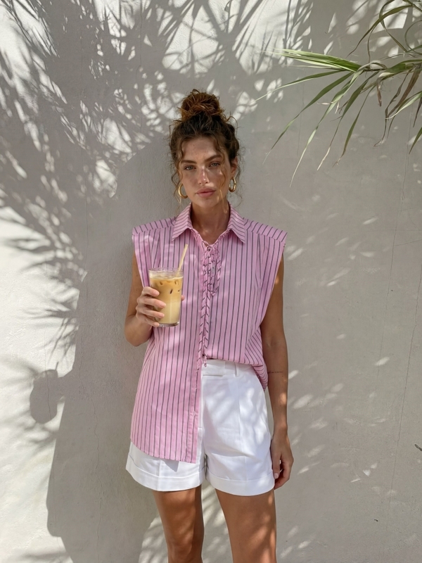 Shirt Cosima Stripes Pink