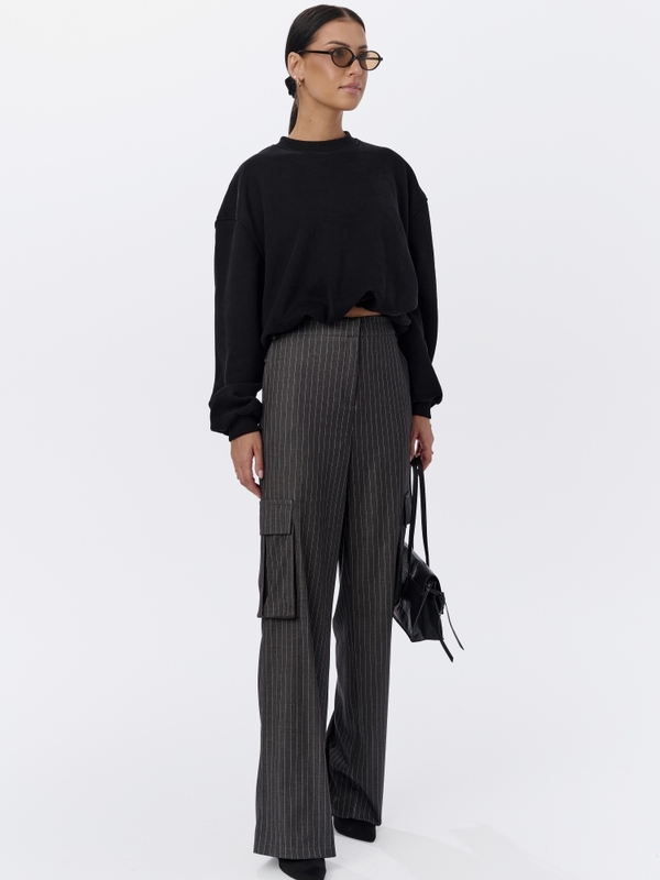 Spodnie Elison Stripes Szare