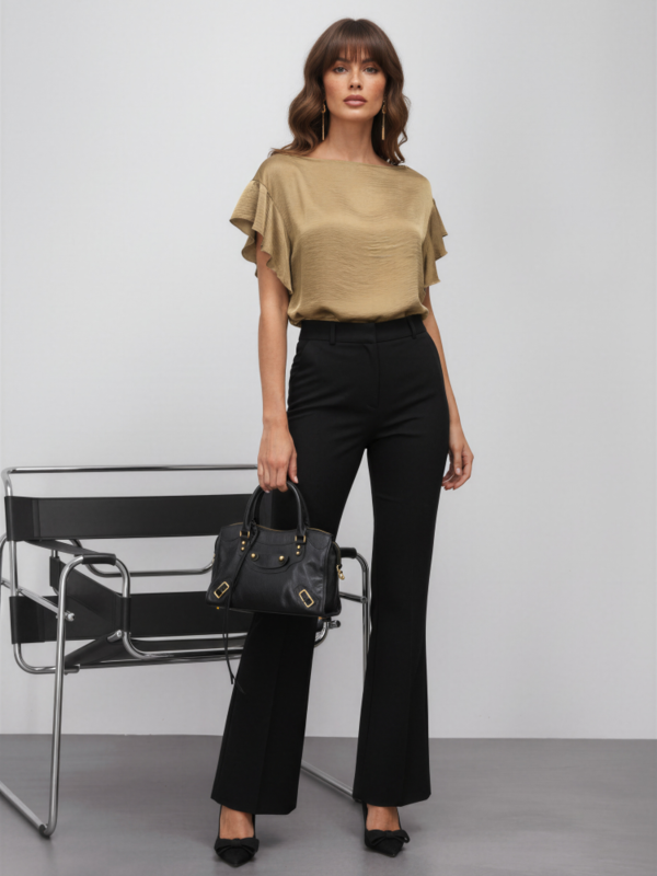 Bluzka Fenella Brązowa