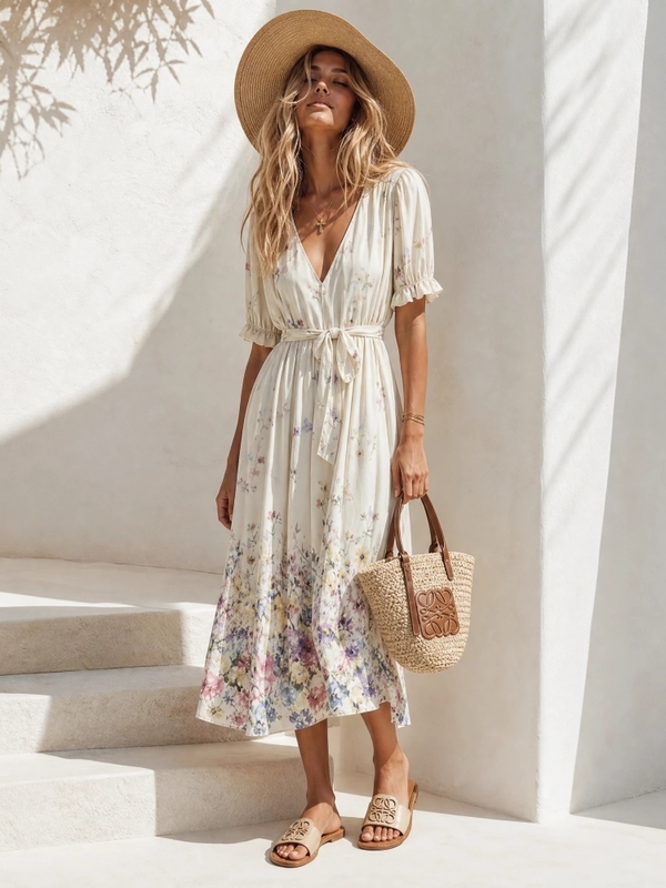 Dress Bessa Cream
