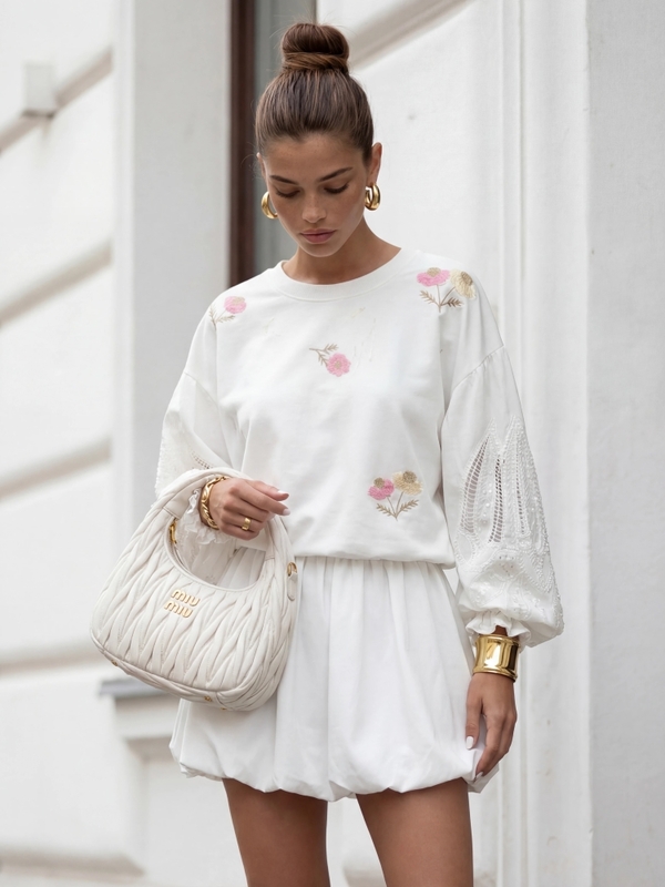 Sweatshirt Celesta Ecru