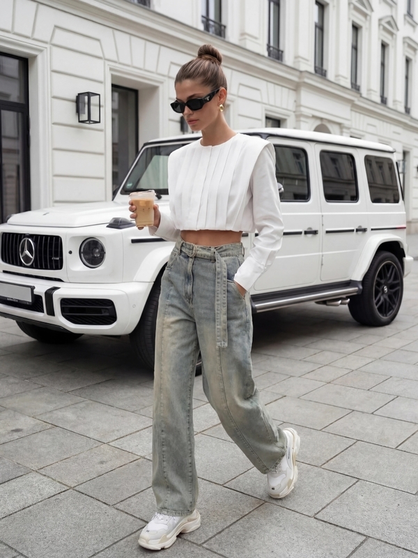 Spodnie Huxley Jeans Niebieskie