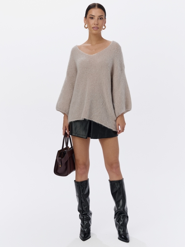 Sweter Xawier Premium Szary