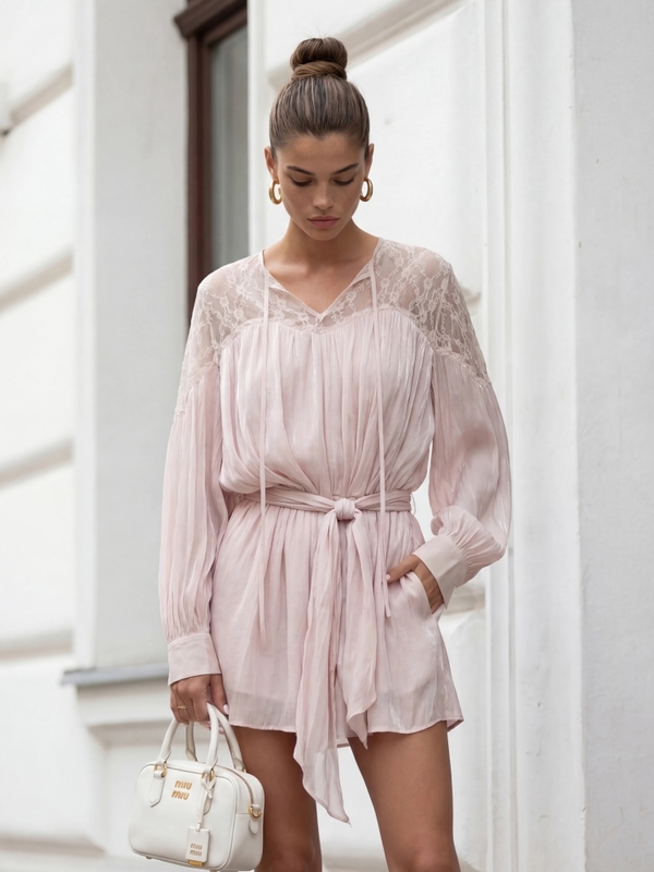 Sukienka Moxie Różowa