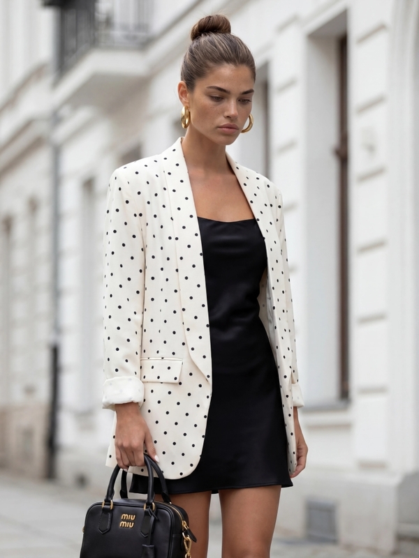 Marynarka Vixen Dots Ecru