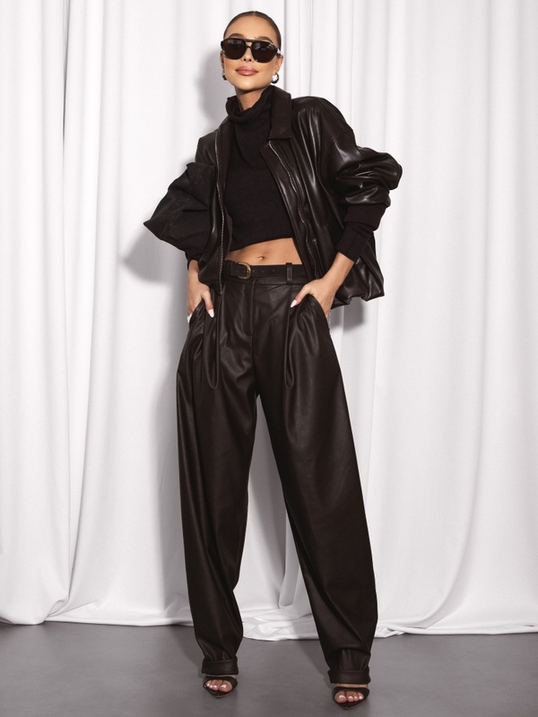 Spodnie Oskert Brązowe