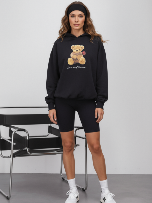 Bluza Horace Teddy Czarna