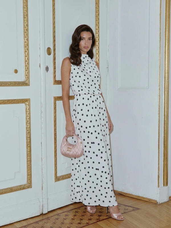 Sukienka Danielle Dots Ecru