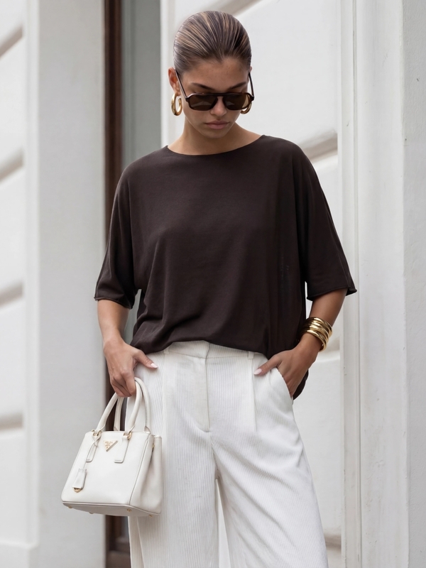 Sweter Greyson Premium Brązowy