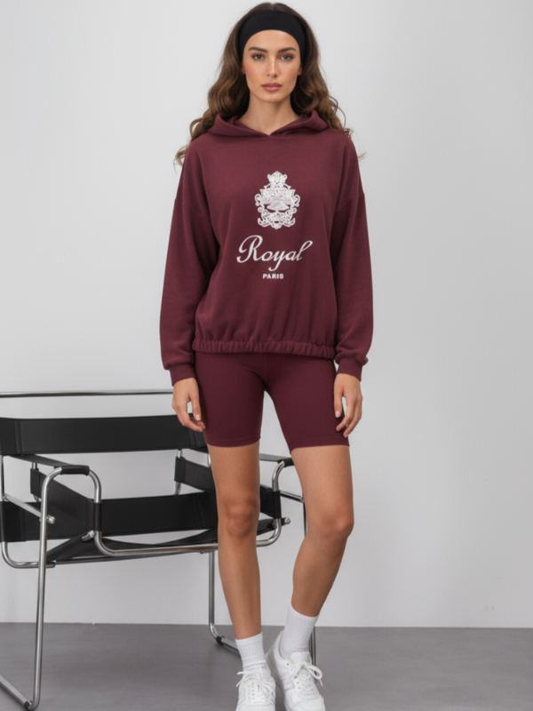 Bluza Horace Roayl Bordowa